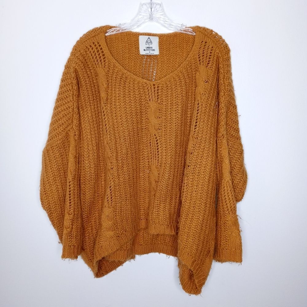 Unif × Urban Outfitters burnt orange sweater size small